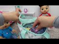 packing baby alive abby s diaper bag for grandmas house