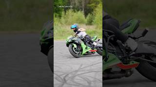 ##Kawasaki Ninja bike Girls## stunt heavy driver modified bikes Viral video youtube short ##