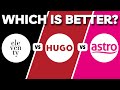 Eleventy Vs Hugo Vs Astro | Which Static Site Generator Is Better in 2025?