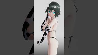 【MMD】TikTok風腰振りダンス【牛娘オリキャラ　みるく】 #Shorts