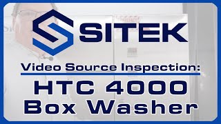 Fluoroware HTC 4000 Cassette/Box Washer - SITEK Video Source Inspection