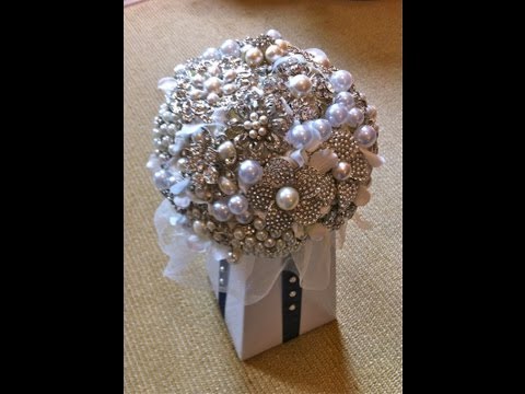 #1 Best How To DIY Brooch Bouquet Tutorial Part 1 #1 Best How To DIY Brooch Bouquet Tutorial Part 1