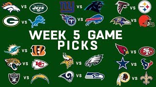 Week 5 NFL Game Picks | NFL
