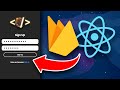 Super Easy React Native AUTHENTICATION with Firebase 🔒