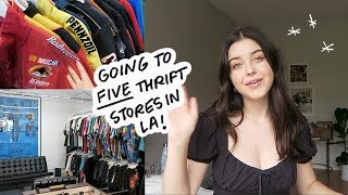 going to 5 LA thrift stores in 1 day