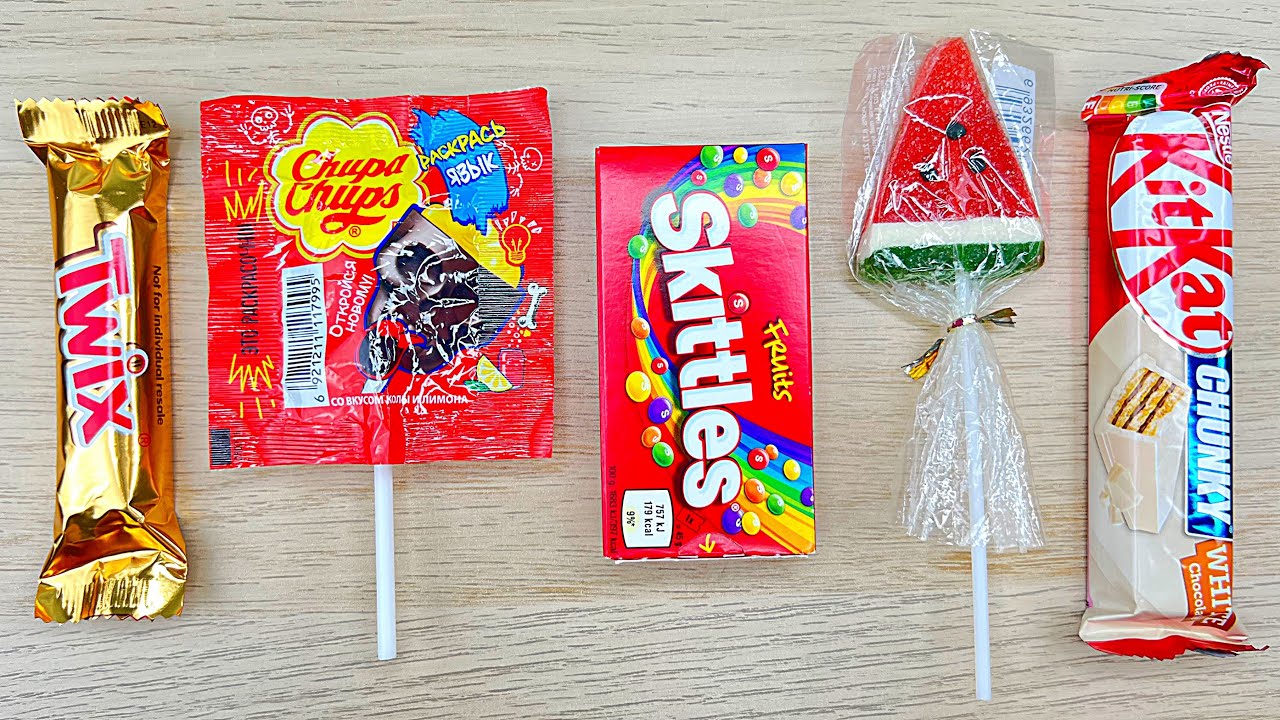 Yummy Rainbow Lollipops Unpacking Asmr Satisfying Video Youtube