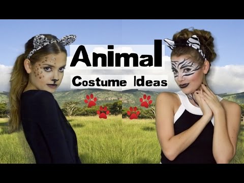 Easy Animal Costume Makeup/Hair | Leopard, Lion & Zebra Easy Animal Costume Makeup/Hair | Leopard, Lion & Zebra