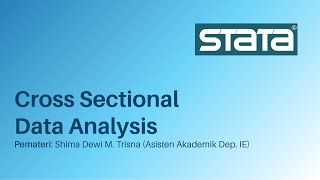 Training STATA #4 – Cross Sectional Data Analysis – 26 November 2020