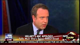 Hillary's ABC Apology - Tells Muir She Sorry About Email - Media Buzz