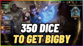 How Many Dice To Summon Bigby Dungeon\u0026Dragons Collaboration Hero In DragonHeir SIlent Gods