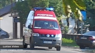 Ambulanta Pompierii SMURD B2 (wail siren) // SMURD Rescue Ambulance B2