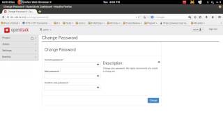OpenStack Juno Dashboard Demo