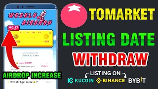 Tomarket Listing Date ? | Tomarket Airdrop Double Claim | Tomarket Airdrop Claim And Withdraw