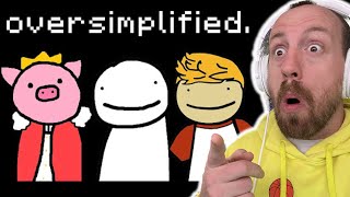 WATCHING Dream Smp: Oversimplified for the FIRST TIME! | MIND BLOWN!