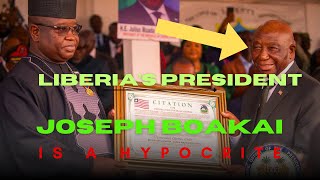 Liberia’s president is a hypocrite! Hon. His bromance with the illegal Bio exposed!