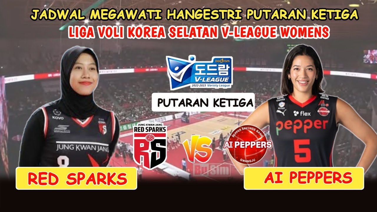 JADWAL LIVE PUTARAN KETIGA MEGAWATI HANGESTRI PKL 17.00 WIB !! JADWAL ...