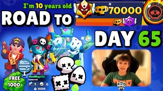 Day 65 | BIBI in TRIO SHOWDOWN | ROAD TO 70K at 10 years old