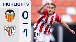 VCF FEMENINO 0 - 1 ATHLETIC CLUB | RESUMEN LIGA F