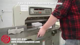 Polar 76 EM Programmable Paper Cutter