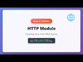 Node.js HTTP Module: Create Your First Web Server (Beginner's Guide)