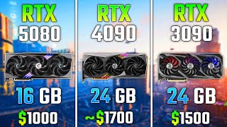 RTX 5080 vs RTX 4090 vs RTX 3090 | Test in 7 Games