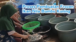 Proses Pembuatan Frozen Ikan Nila Bumbu Kuning