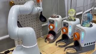 異種ロボットが意思疎通する未来をデモ　大規模言語モデルAIで連携　Demo of a future , Different types robots work together using LLM