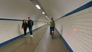 Antwerp, pedestrian tunnel Sint-Annatunnel