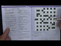 asmr whispering while solving a cryptic crossword australian accent