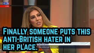 Anti-British hater destroyed in colonialism debate.