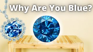 What creates colored diamonds (Blue Diamonds)