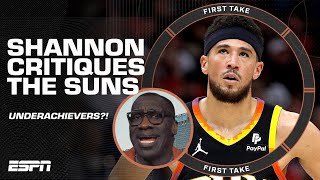 The Suns have UNDERACHIEVED! 🗣️ - Shannon Sharpe had higher expectations for Phoenix | First Take