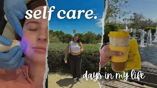 self care days in my life: me time, new clothes haul, microneedling & more
