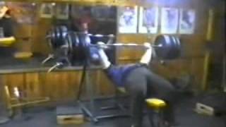 Vladimir Gorbunov - 617 lb / 280 kg Raw Bench