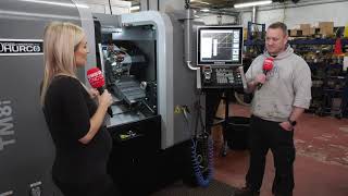 Flemings Seals and Polymers explain why the Hurco Max5 Control on their TM8i CNC lathe is ideal