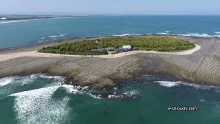 宮崎県日南海岸　ドローン空撮青島