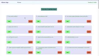 Album React App Using React Js And Api call