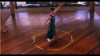 Poi Lesson: Whirling and Footwork (with extended VJlucidTV visual remix)