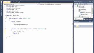 Visual C# 2010 Lesson 15 - Using the while loop