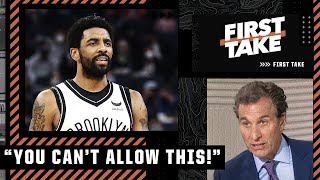 Mad Dog BLASTS the Nets for the power Kyrie Irving has: 'YOU CAN'T ALLOW THIS' ‼️ | First Take