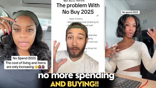 People’s No Spend,Low Spend 2025 Resolution |Consumerism