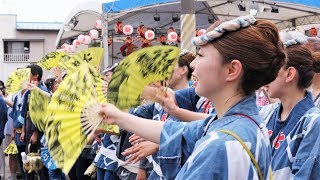 仁井宿の山車　のの字廻し　山村会館前交差点　佐原の大祭 夏祭り2017　最終日　00061