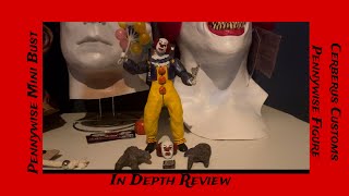 Cerberus Customs Pennywise Figure Review + Mini Pennywise Bust