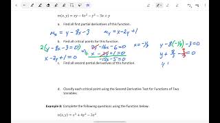 Optimizing Multivariable Functions (Example 7)
