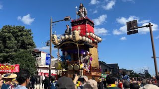 お祭りに行って来たよ【川越まつり2024】三久保町の山車