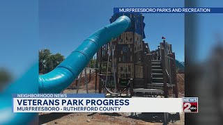 Progress made on Veterans Park in Murfreesboro, TN