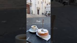 Bari, a wonderful city. Like and subscribe.