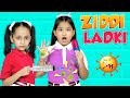 ZIDDI Ladki DORA hui BIMAR | Hindi Kahani | Fun Moral Stories for Kids | ToyStars