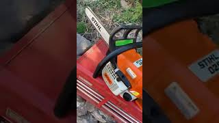 NOS Stihl 025 running before sale. (Sold)