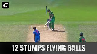 12 Stumps Flying Crazy Deliveries In Cricket